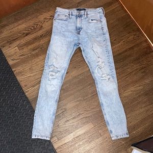 Light Acid Wash Cheeky Jeggings Jeans